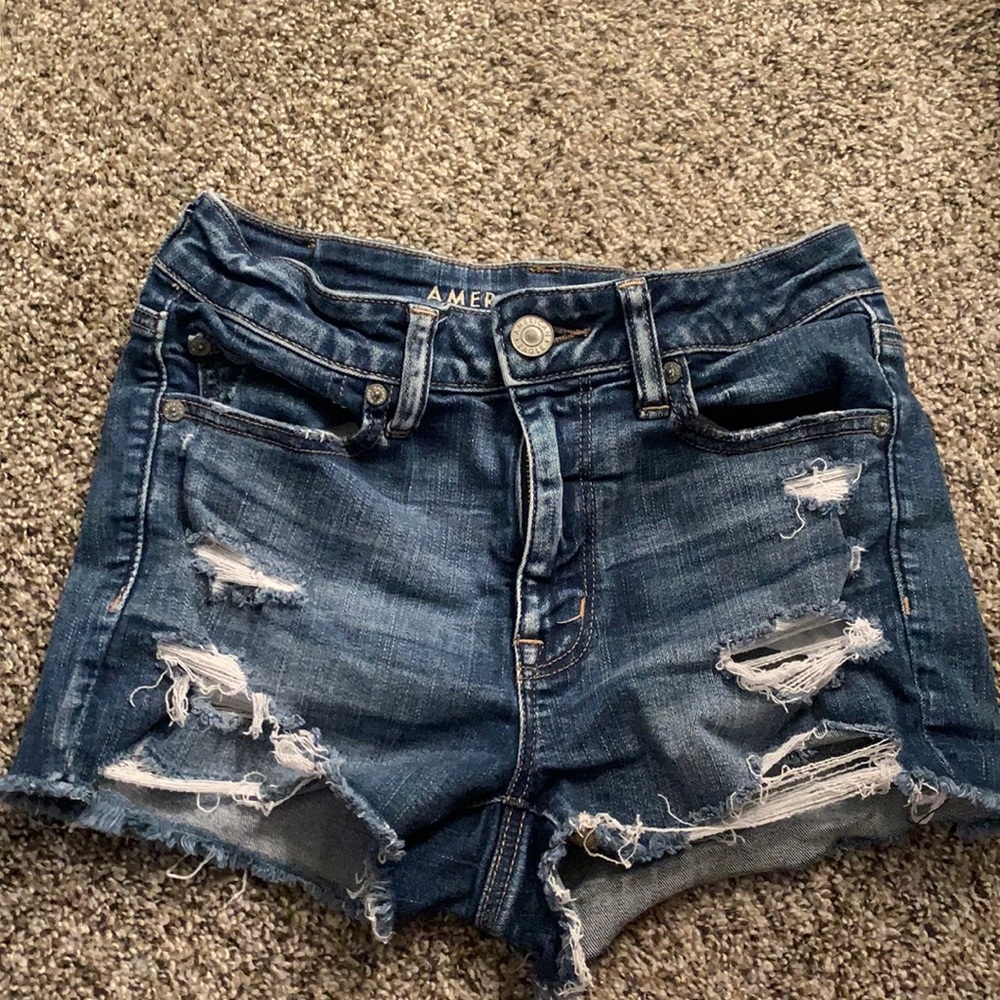 amercian eagle jean shorts